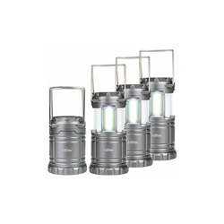 Lampada Campeggio Lanterna LED, 4 Lanterne Portatili Alimentate a Batteria, Luci Campeggio Pieghevole, di Emergenza, per Tenda, Trekking, Giardino en oferta