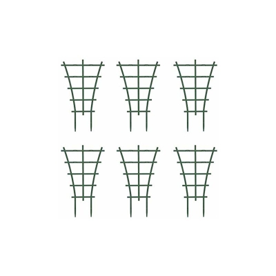 mini supporto per piante fai da te, supporto per piante rampicanti, supporto per piante rampicanti in plastica, 6 pezzi - Fittoway
