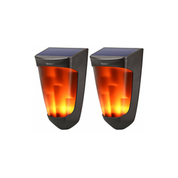 Luce solare da esterno con fiamma saltante, IP65, impermeabile, brillante, automatica di notte, stile retrò, per terrazza, caffè, giardino, características