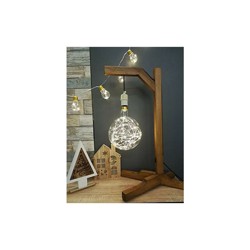 16024-LED 200 mm Globe G200 filamento lampadina con filo di rame, E27 (ES Edison a vite), LED luce bianca calda statica, 1,5 W - Girard Sudron precio