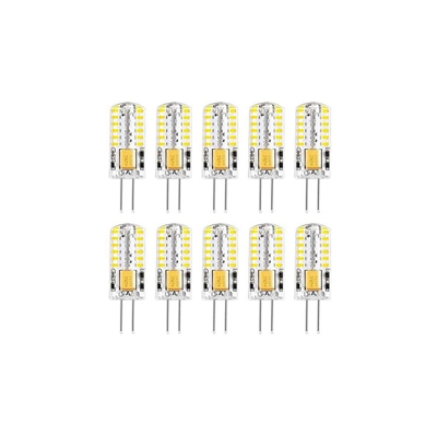 I-shunfa - 10 lampadine a LED G4 da 20 W, 6000 K, AC/DC 12 V, 3 W (equivalente a una lampadina alogena G4 da 20 W)