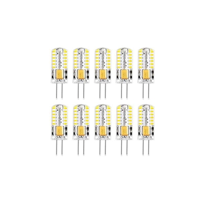 I-shunfa - 10 lampadine a LED G4 da 20 W, 6000 K, AC/DC 12 V, 3 W (equivalente a una lampadina alogena G4 da 20 W)