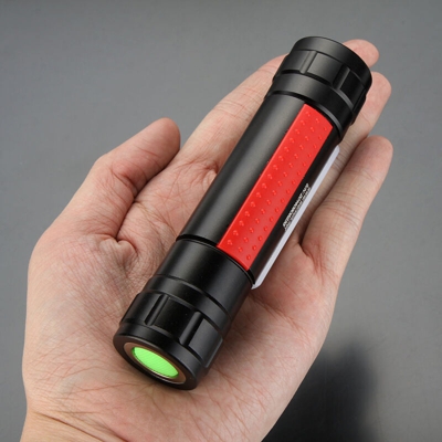 mini Torcia tascabile/ Portatile e multifunzione LED Flashlight /Torcia per Campeggio con luce di emergenza,CREE Q5,500LM,nero - Warsun