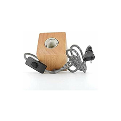Girard Sudron - SUPPORTO LEGNO + CAVO E27 40W en oferta