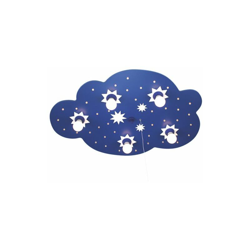 Elobra Lampada da soffitto E14, Blu Scuro en oferta