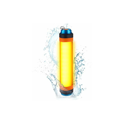 Lampada da campeggio a LED, IP68, impermeabile, ricaricabile tramite USB, con batteria da 5200 mAh, con base magnetica, 6 modalitÃ di luce da en oferta