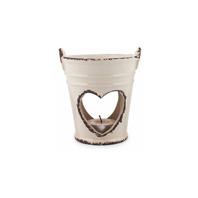 Pajoma - Lampada profumata in ceramica 'Old Romantic', piccola, altezza 10,5 cm, colore: Beige