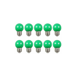 10X E27 G45 LED Colore Lampadina 2W Verde Lampadina Risparmio Energetico 200LM PC Materiale Decorazione LED, AC 220V-240V, Angolo a 360 Gradi, Non características