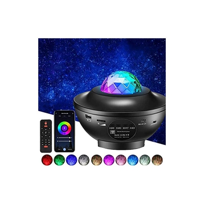 Proiettore Starlight con altoparlante Bluetooth, lampada musicale con telecomando, 21 modalitÃ di colore, luce di galassia dimmerabile, lampada per