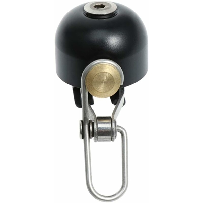 Campanello in metallo per manubri di bicicletta Nero - Litzee