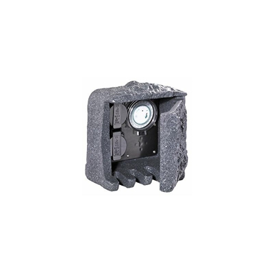 Trio Lighting - Zoccolo Trio in pietra, grigio pietra, 20 x 19 x 20 cm, 9961-11