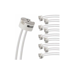 Evolution MR16 Socket Ceramics with Quality 0.75mm² Cavo in silicone per LED e alogeno características