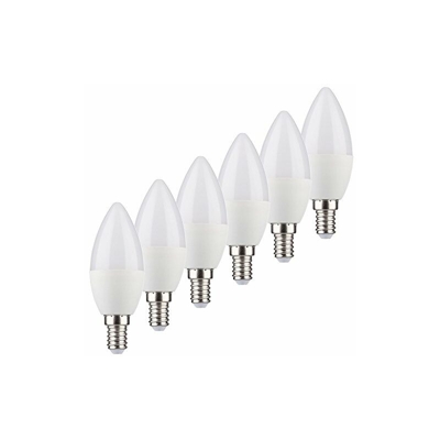 Mã¼ller-licht - Mueller della luce 400299Â _ Set a +, Set di 3Â in 1Â LED a forma di candela Switch DIM sostituisce 40Â W, Plastica, 5.5Â W, attacco