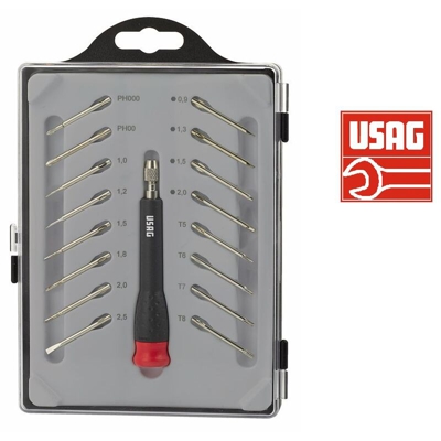 USAG U03410016 Giravite di Precisione con 16 Lame Intercambiabili