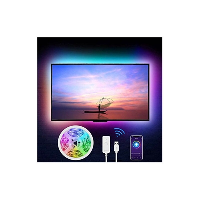 Gosund - Striscia a LED, intelligente, RGB multicolore, migliorata luminosa, con telecomando Alexa e Google Home, sincronizzazione, con musica