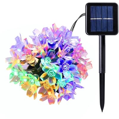 Luce solare luci stringa pesca, luci di Natale esterna del prato inglese decorativo modalita stringa di 8 funzioni, due modelli, 6,5 m 30 luci,