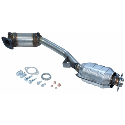 Cat convertitore sistema di scarico catalizzatore incuso kit materiale fissaggio