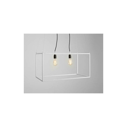 LP001METR-M-01 Lampada A SENDENTE Metric M-Bianco - Customform en oferta