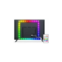 retroilluminazione LED per TV a LED, 2 m, USB, con telecomando e cambia colore, strisce LED RGB per HDTV, schermo PC da 32 a 58 pollici - Myplus en oferta