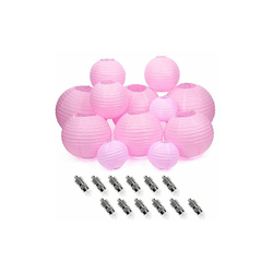 12 lampione di carta bianca in 4 misure, lanterna bianca in carta rotonda cinese per decorazione di casa, matrimonio, compleanno, festa, Avez i LED precio