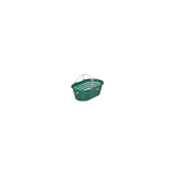 Panick - Gartenkorb 15kg Oval Grün mit Draht-Klappbügel precio