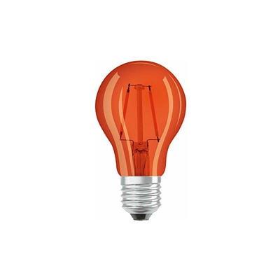 OSRAM LED STAR DECO CLASSIC A Pacco da 10 x Lampadina LED, Attacco: E27, Arancione, 1500 K, 2.50 W, Equivalenti a 15 W, LED STAR DECO CLASSIC A,