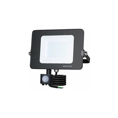 Faretto con Sensore di Movimento Alta luminosità 50W 60LED Faro LED Esterno, 5000LM Bianco 6000K,IP66 Impermeabile LED Esterno [Classe di efficienza