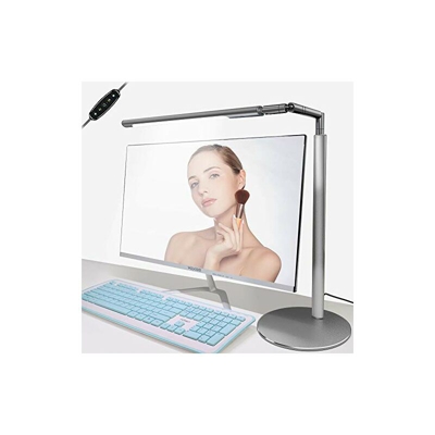 Lampada di protezione per gli occhi, a LED, alimentata tramite USB, 3 colori di colore e luminosità regolabile in 5 livelli, per ufficio, camera da