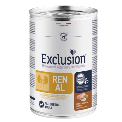 Exclusion Diet Renal All Breeds Adult Maiale Sorgo e Riso: 400 gr