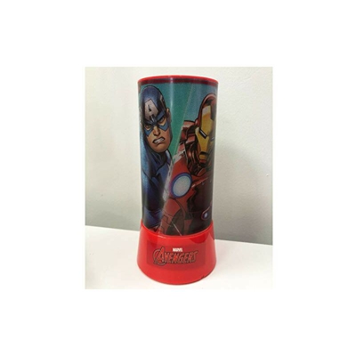 Proiettore LED Cilindrico Avengers - Luce di Compagnia - Kid Licensing
