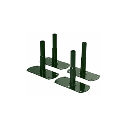 Louis Mulino 3314 Pack, 4 Pezzi, Rotondo, per avvitare, Metallo, Verde, 13 6 cm x 12 cm en oferta