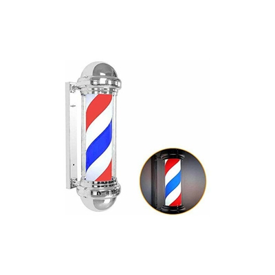 Barra da barbiere impermeabile, 72 cm, con lampadina a LED da 10 W, 50 giri/min