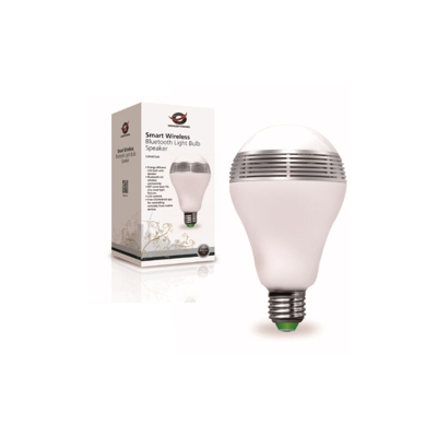 Lampadina led bluetooth intelligente conceptronic cspkbtslb e27 con altoparlante incorporato.
