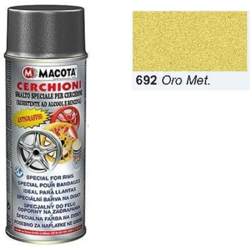 Smalto Speciale Cerchioni Vernice Spray 400 ML Acrilico Oro Metallizzato - Macota en oferta
