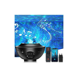 Proiettore a LED per cielo stellato, con telecomando, cambia colore, con Bluetooth e timer, per feste, Natale, cameretta dei bambini - Lehxzj precio