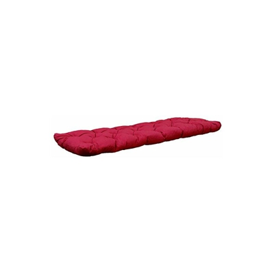 Chicreat Cuscino da panchina, rosso, 150 x 50 x 8 cm