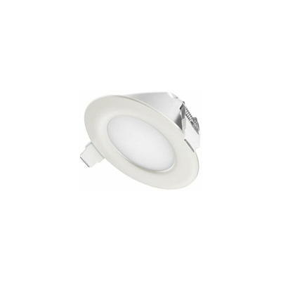 Tevea - Ultra Piatto LED IP44 Faretto ad Incasse | 4W Bianco Caldo 230V | anche per il bagno | Faretti LED Downlight