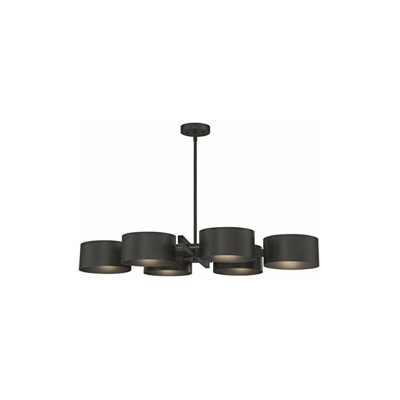 Westinghouse Lighting 63688 â Lampadario da interno Zaro a sei luci, finitura ferro