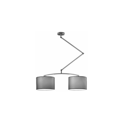 Palmarc Lampada Fenicottero, doppio colore cromato, paralume glaÃe nero, 85 cm x min 40 cm/max 130 cm x 120 cm precio