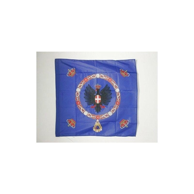 AZ FLAG Bandiera STANDARDO Reale DELL'ITALIA 1880-1946 90x90cm - Bandiera del Regno Italiano 90 x 90 cm Foro per Asta