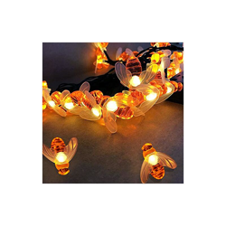 Catena di luci a energia solare per esterni, con api, 9 m, 60 LED, impermeabile, decorazione da giardino, a forma di animale, per esterni, 8 modalitÃ características
