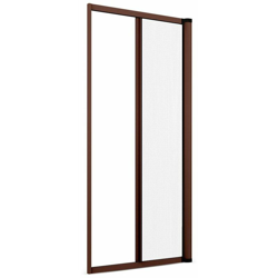 Zanzariera a rullo 'Gold roll' per porte e finestre adattabile su misura in kit -LATERALE / 160 X H 250 CM / MARRONE precio