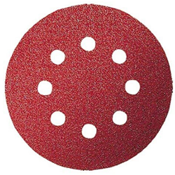Bosch - 5 Fogli Di Levigatura Per Levigatrice Eccentrica - Ø115, G60, 8Fori - Con Velcro en oferta
