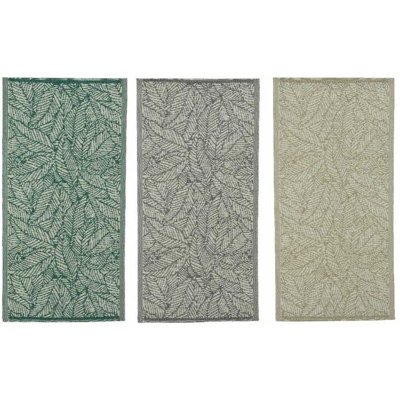 Tappeto con motivo foglie