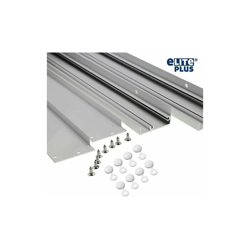 Supporto per pannello LED, 62 x 62 cm, in metallo, colore: Argento - Elite características