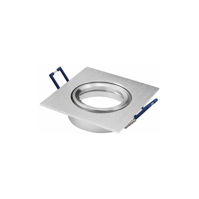 Telaio da Incasso per faretti alogeni e LED, Bicolore, eckig, 84x84mm - Mcshine
