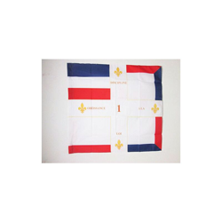 Bandiera Fanteria Imperio Francese 1 REGGIMENTO 1791-1794 90x90cm - Bandiera ORDINANZA del REGGIMENTO 90 x 90 cm Foro per Asta - Az Flag características