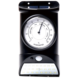 Happyshopping - Solare lampada da parete esterna, umano sensore a infrarossi di controllo della luce + | bianchi, i modelli neri igrometro - bianchi, en oferta