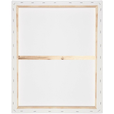 Set da 5 Tele per Pittura Bianche 100% Cotone, Spessore Alto 3D qualità Premium 380g/m² per dipingere 120cm, 60cm - Artina