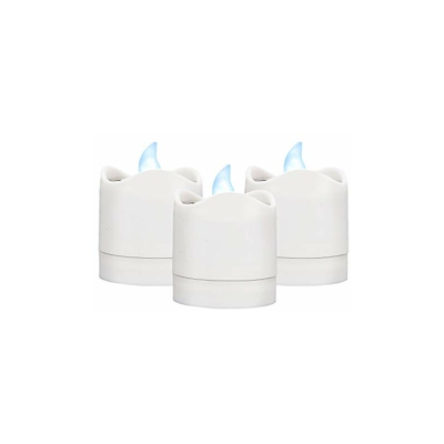 6 candele solari a LED, per esterni, luce bianca calda, senza fiamma, per giardino, cortile, vialetto, balcone, matrimonio, decorazione per la casa